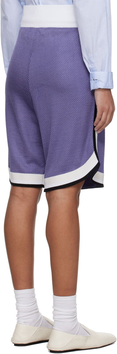 Shorts Wales Bonner Wales Bonner Rio Knit Shorts Lilla | US25KN11-KN01-500, 2