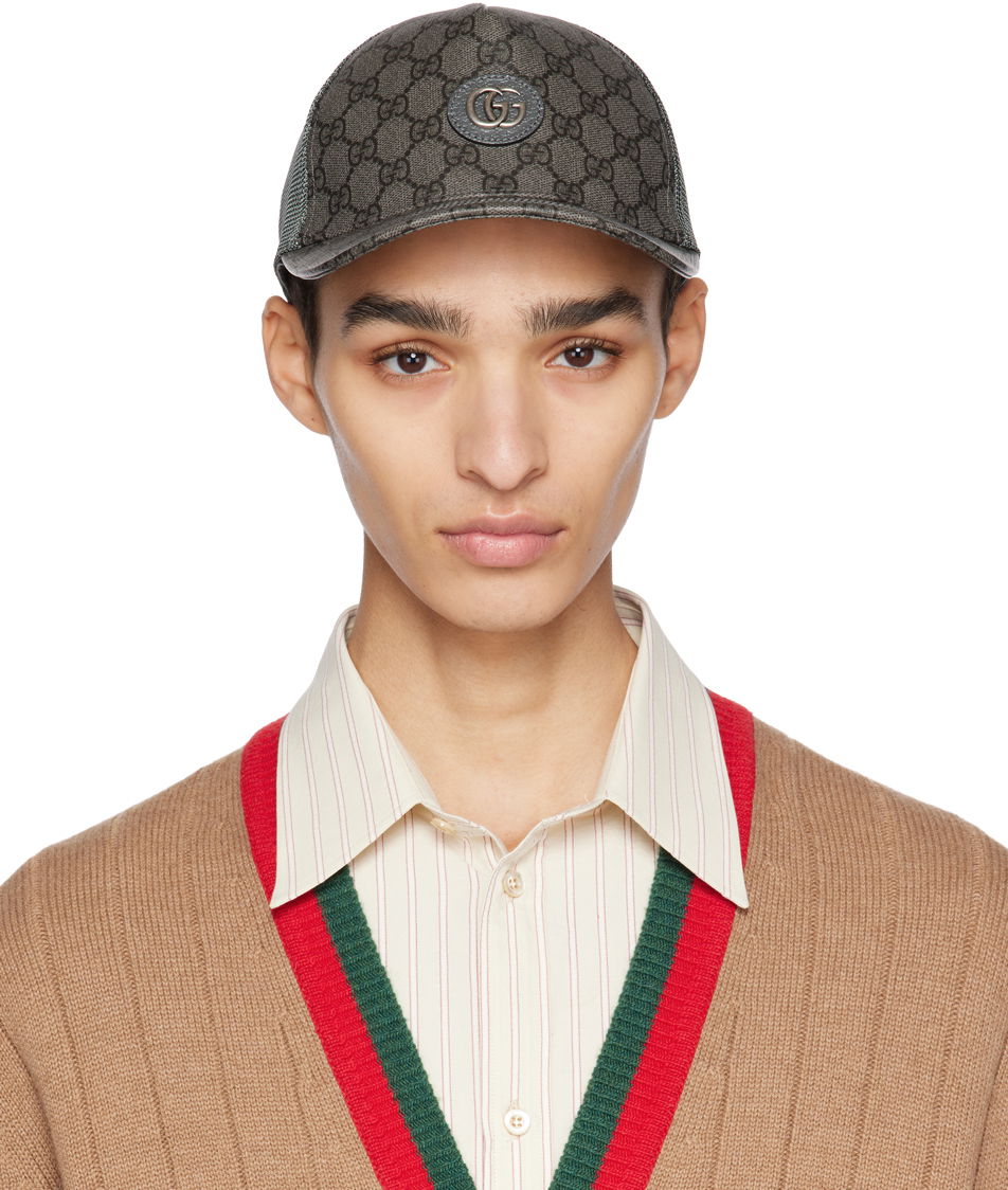Kasket Gucci Supreme Grå | 733927 4HAXN, 0