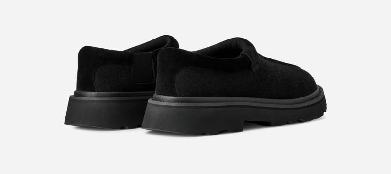 Sneakers og sko UGG Tasman Lug Suede Slippers Sort | 1166913-BLK, 1