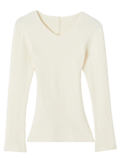 T-shirt AXEL ARIGATO Tube Rib-Knit Wrap Top Hvid | A0948002