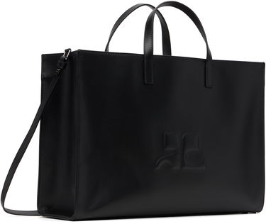 Mulepose Courrèges Courrèges Heritage AC Leather Tote Sort | 125GSA165CR0065, 1