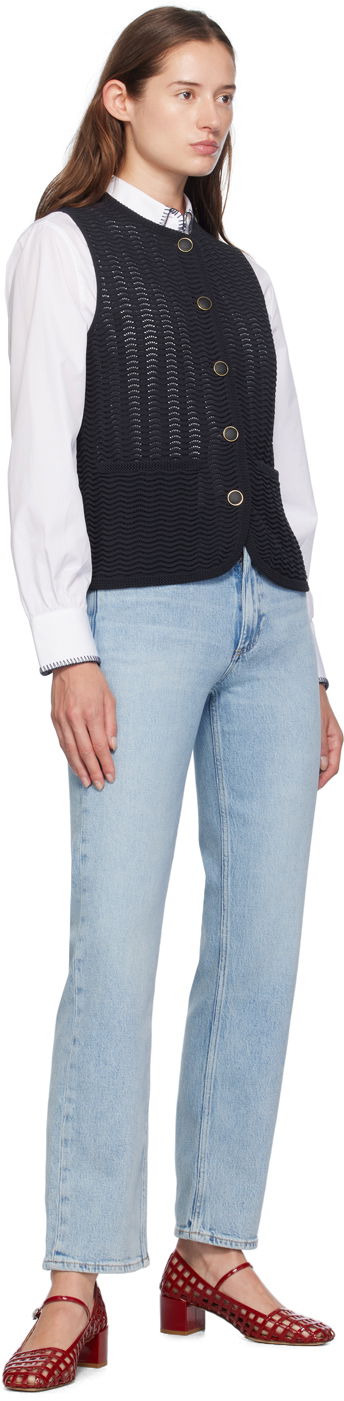 Vest rag & bone rag & bone Elisa Knit Vest Sort | WAS24F071UG71, 3