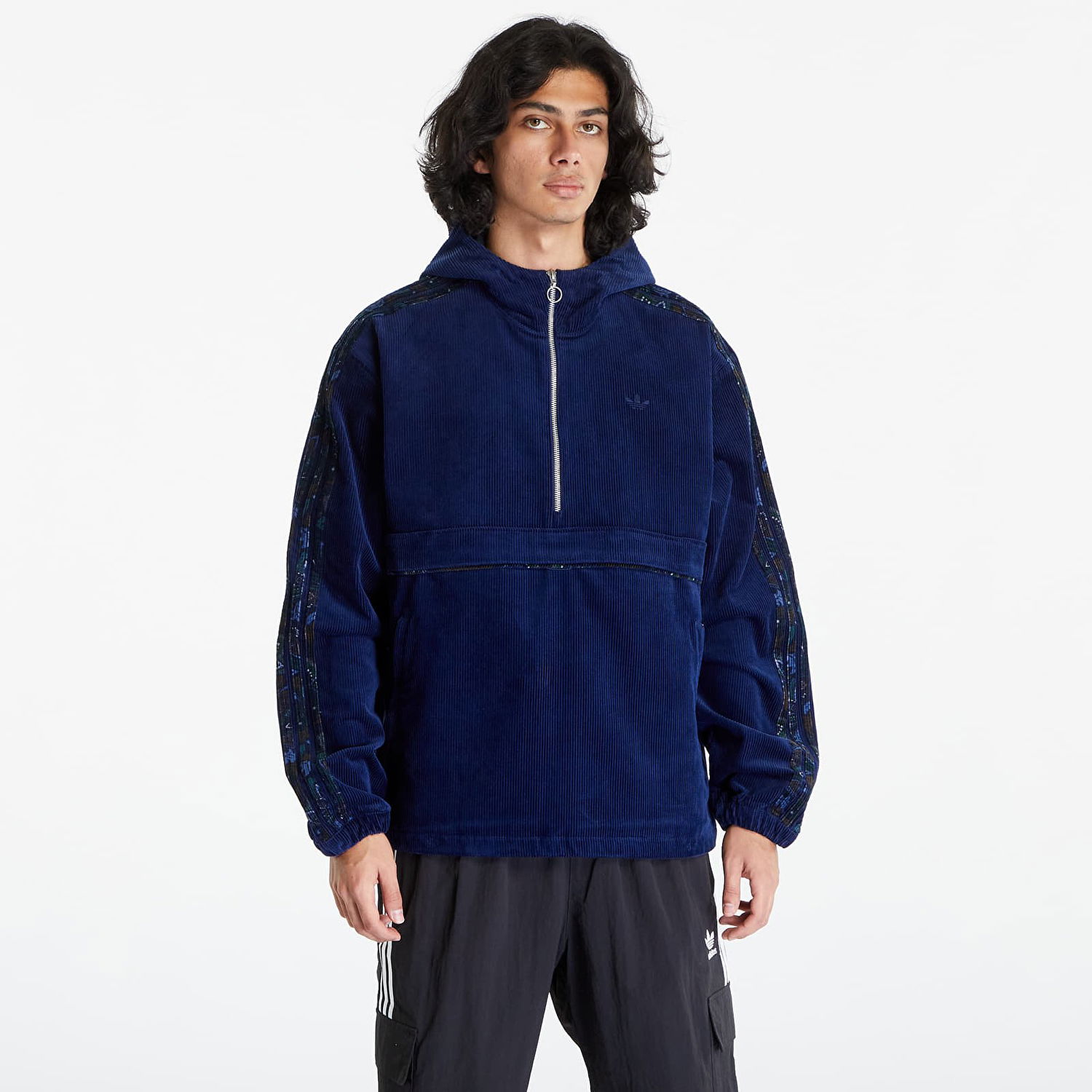 Sweatshirt adidas Originals Hoodie Mørkeblå | IS9571, 0