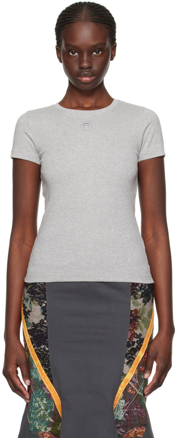 T-shirt Marine Serre Rib T-Shirt Grå | WTT012