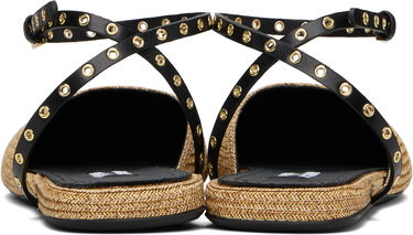 Tilbehør Alaïa ALAÏA Paper Straw Ballerina Flats Beige | AA3S127TK036, 1