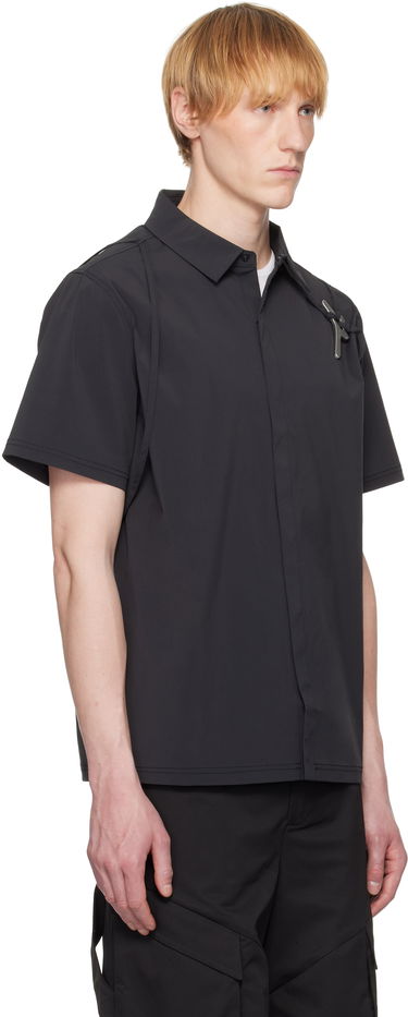 Skjorte HELIOT EMIL Heliot Emil Purulence Technical Shirt Sort | SS25_M_05_042_BLK01_CO, 1