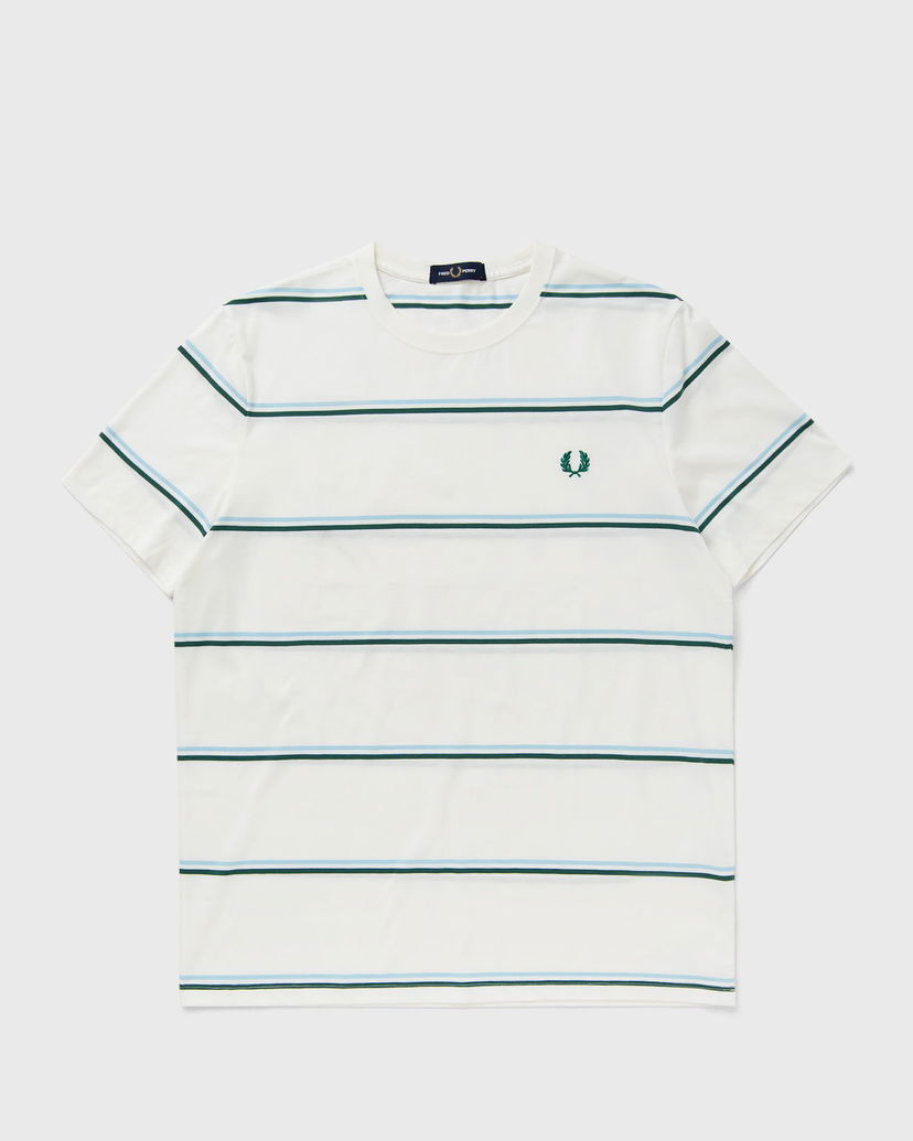 T-shirt Fred Perry Fred Perry Fine Stripe T-Shirt Hvid | M1734-129