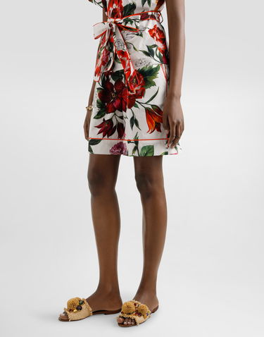 Shorts Dolce & Gabbana Dolce & Gabbana Floral Print Shorts Flerfarvet | FTAM7THS5TQHA5PB, 1