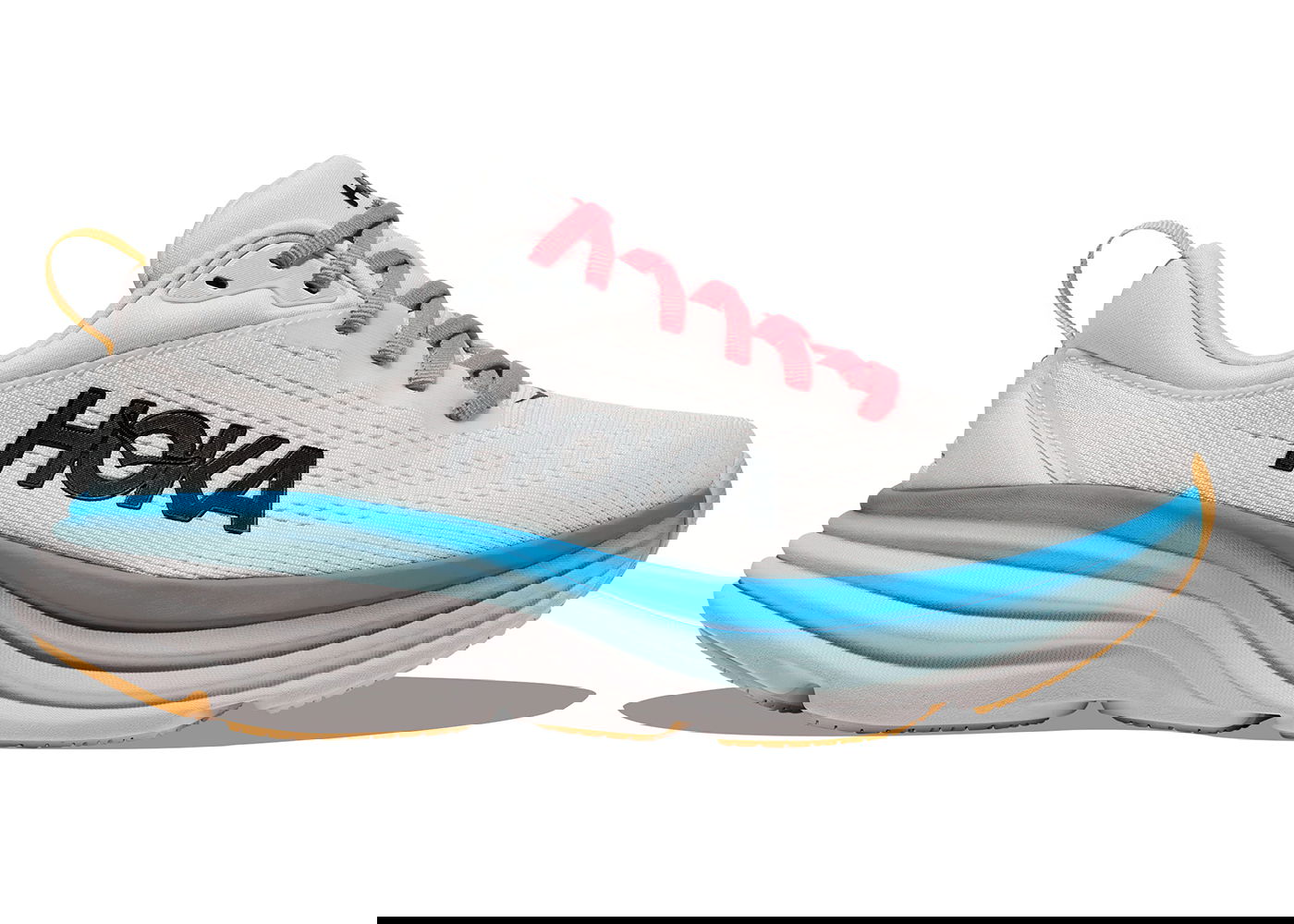 Sneakers og sko Hoka One One Bondi 8 Blanc De Blanc Swim Day (Women's) Grå | 1127952-BSW, 0