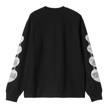 T-shirt Carhartt WIP WIP Hartt Chain Long Sleeve T-Shirt Sort | I034704_8, 1