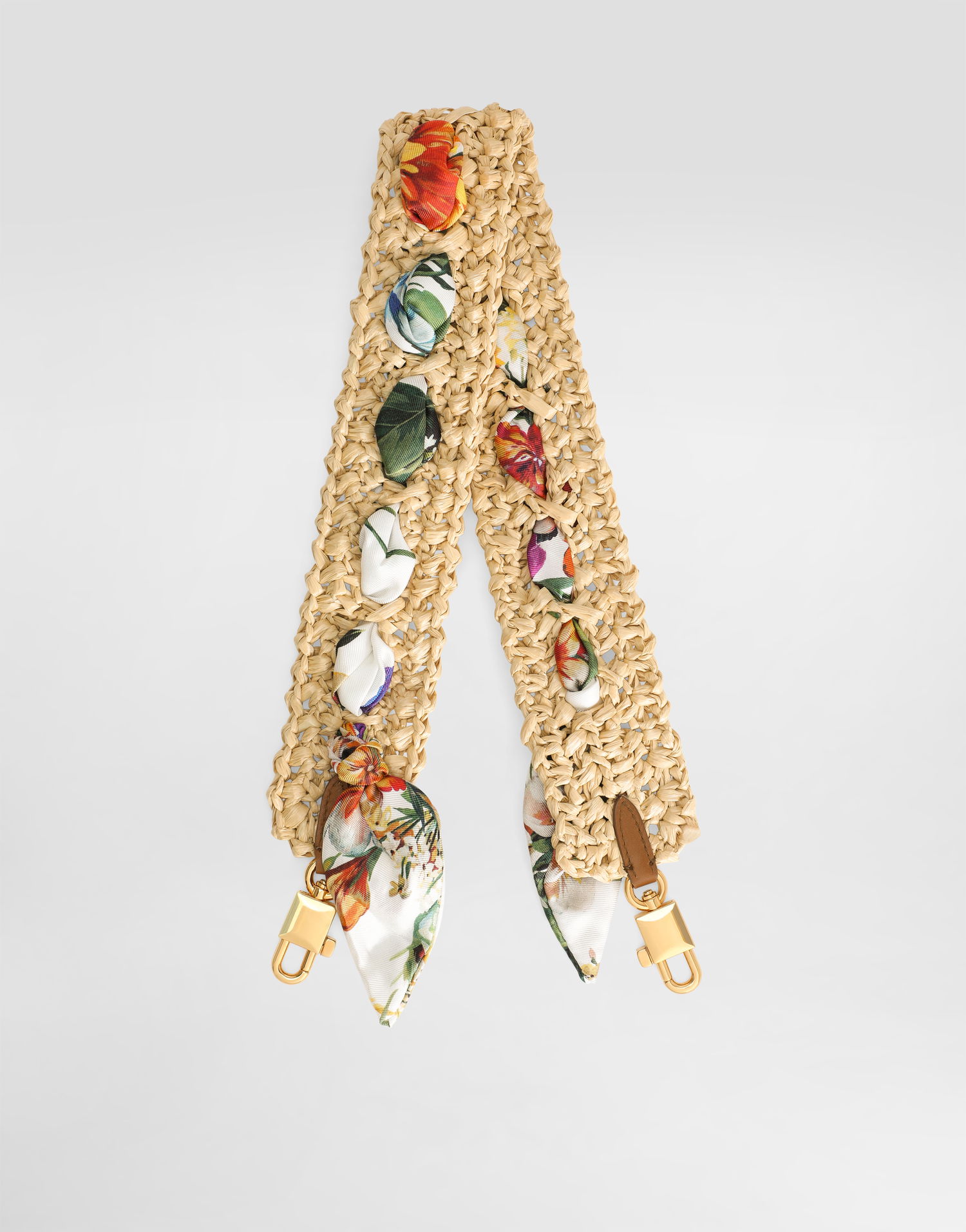 Bælter Dolce & Gabbana Dolce & Gabbana Raffia Crochet Print Shoulder Strap Beige | BI3422AP320HA5PC, 0