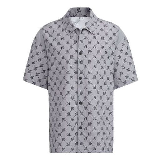 Skjorte adidas Originals Neo Pattern Print Short Sleeve Shirt Grå | IB5858