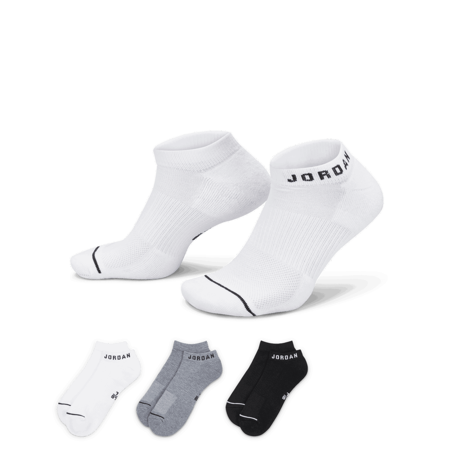 Sokker Jordan Everyday No-Show Socks (3 Pairs) Flerfarvet | DX9656-911, 0