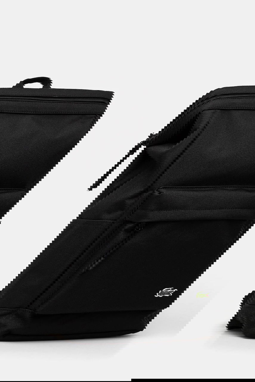 Rygsæk Lacoste Lacoste Smooth Backpack Sort | NU4598NE, 1