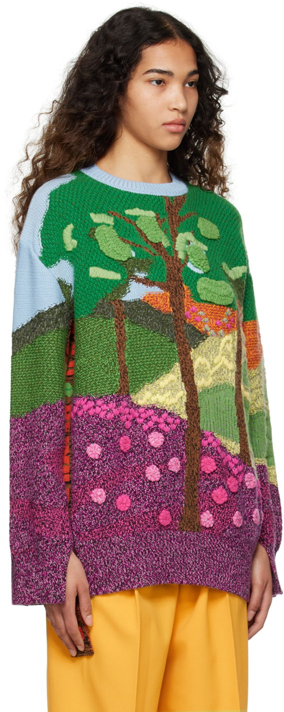 Sweater Stella McCartney Tree Of Life Knit Sweater Flerfarvet | 6K03373S2384, 1