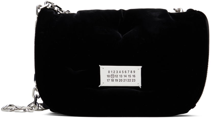Skuldertaske Maison Margiela Glam Slam Flap Small Bag Sort | SB1WG0019 P6426