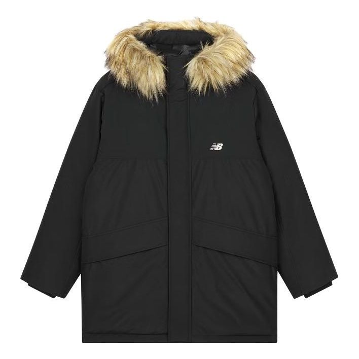 Parka New Balance Warm Long Parka Jacket Sort | AMJ33330-BK, 0