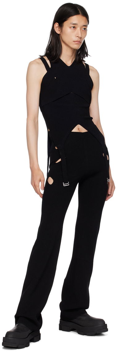 Krop Dion Lee Exclusive Lock Slit Tank Top Sort | C7126F22, 4