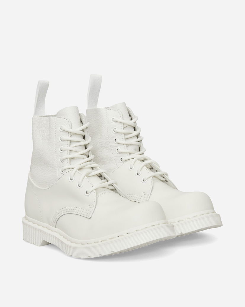 Tilbehør Maison Margiela 1460 8-Eye Boots Hvid | SH3WU0013 HB009