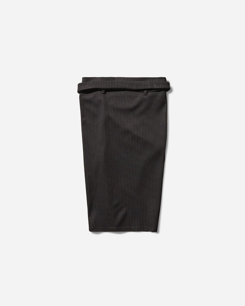 Nederdel Ottolinger Twisted Pencil Skirt Pinstripe Sort | 10230190301 BLK