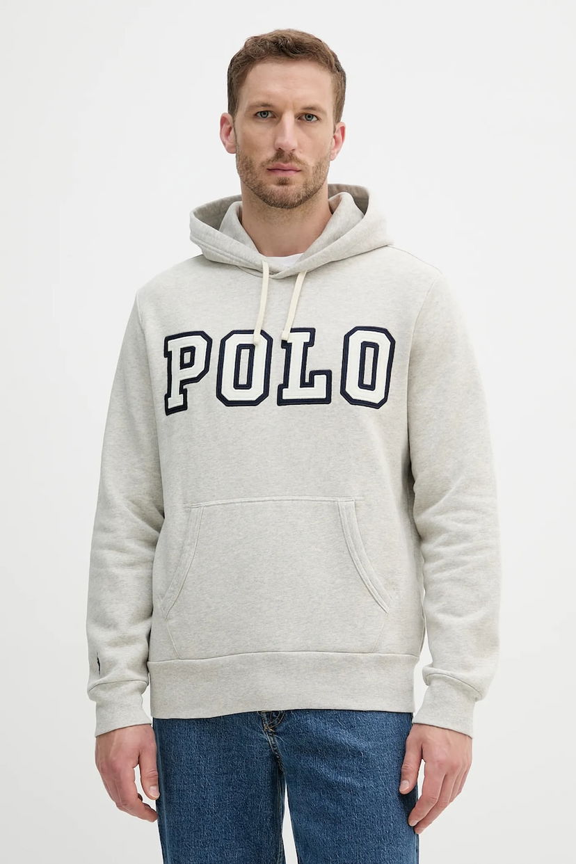 Sweatshirt Polo by Ralph Lauren Polo Ralph Lauren Fleece Hoodie with Applique Logo Grå | 710972664