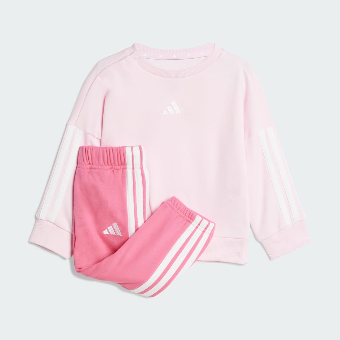 Træningsdragt adidas Performance Essentials Joggers Set Lyserød | JV9853, 0