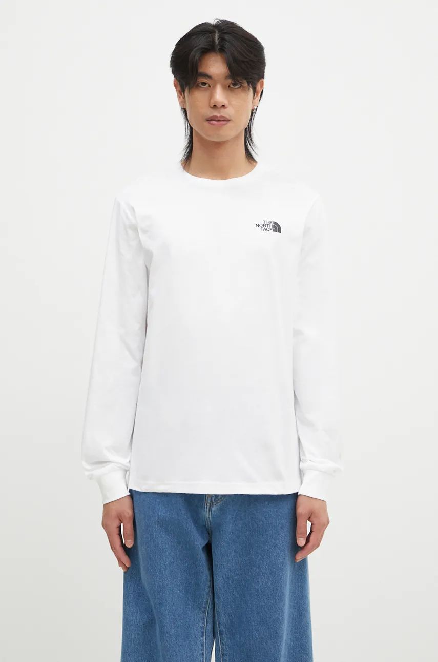 T-shirt The North Face L/S Redbox Tee T-shirt Beige | NF0A87NNFN41, 0