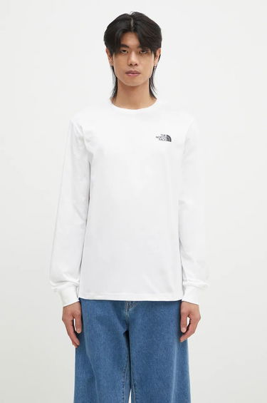 T-shirt The North Face L/S Redbox Tee T-shirt Beige | NF0A87NNFN41, 0