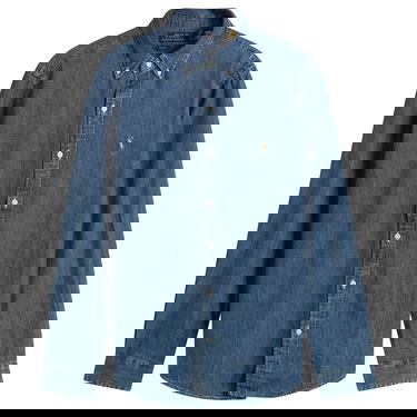 Skjorte Polo by Ralph Lauren Polo Button Down Denim Shirt Slim Fit Blå | 710548539-BLU, 0