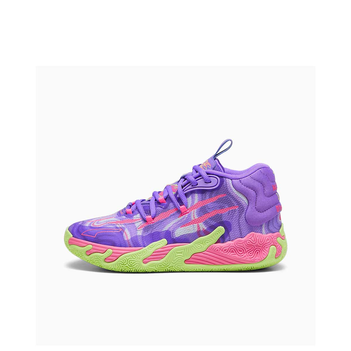 Sneakers og sko Puma MB.03 Toxic JR, viola Glimmer-verde Gecko Lilla | 379268_01, 1