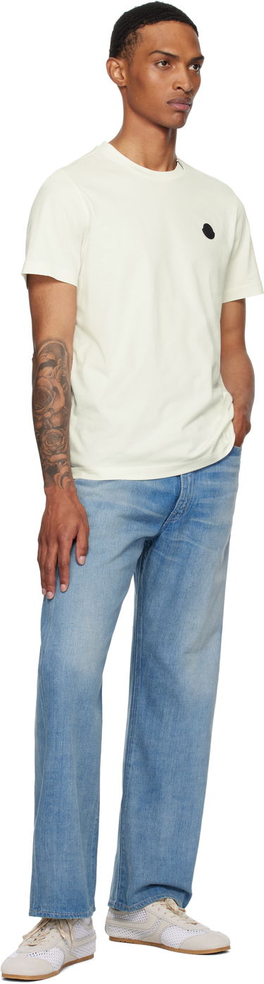 T-shirt Moncler Moncler Short Sleeve T-Shirt Beige | K20918C0003289AYW, 3