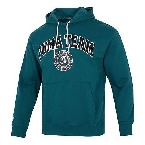 Sweatshirt Puma Team Hoodie Grøn | 539274-24