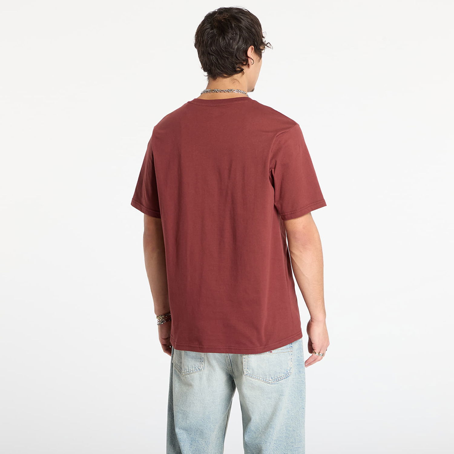 T-shirt Dickies Lightweight Mapleton T-shirt Bourgogne | 0A4XDB-ANDORRA, 1