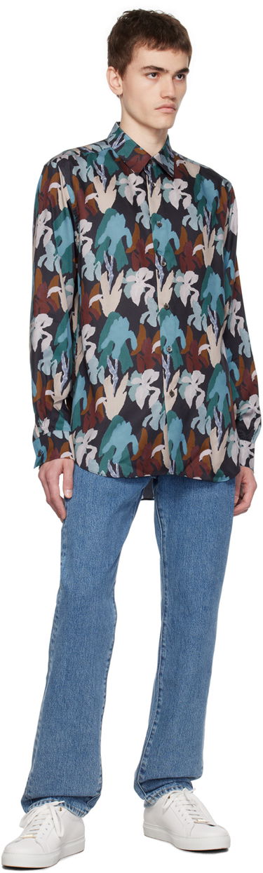 Skjorte Paul Smith Paul Smith Floral Print Shirt Flerfarvet | M1R-901U-L02070, 3