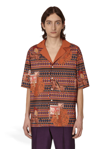 Skjorte Ahluwalia Tunde Shirt Rød | M-AHLU-TO009-SS23-FA100  BR