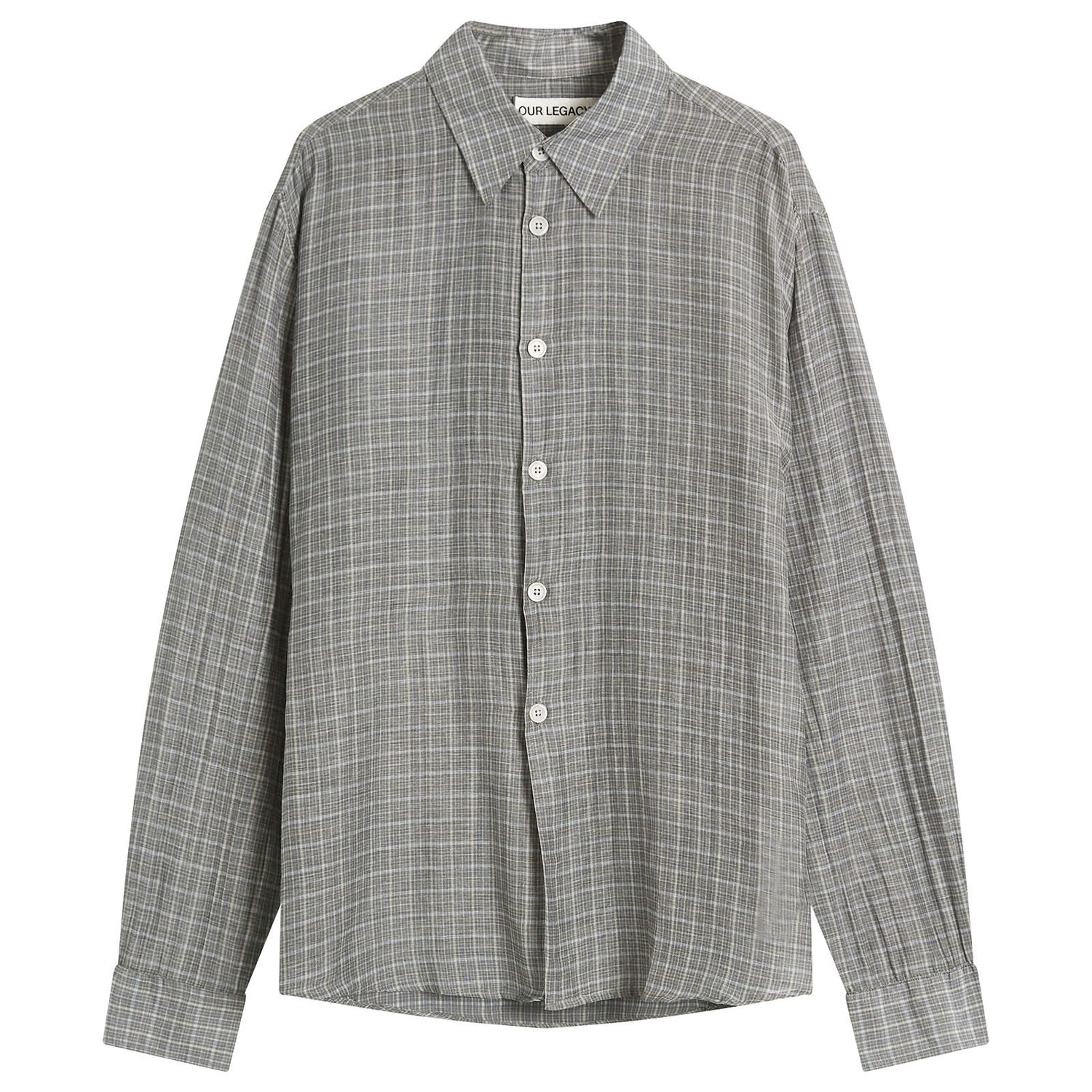Skjorte OUR LEGACY Our Legacy Beyond Shirt Picnic Check Grå | M2252BP, 0