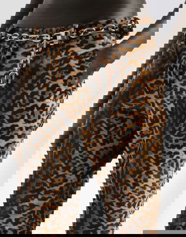 Bukser Dolce & Gabbana Dolce & Gabbana Leopard-Print Calf Hair Trousers Flerfarvet | FTDE8LHULXRS9001, 3