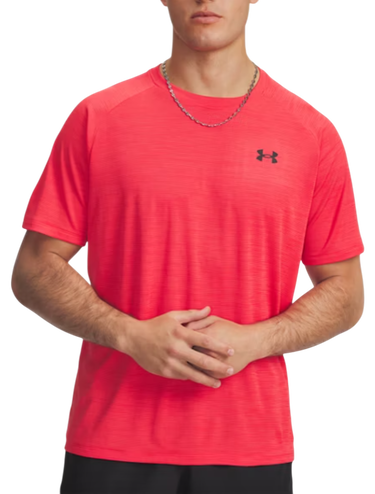 T-shirt Under Armour Under Armour UA Tech Textured Short Sleeve T-Shirt Rød | 1382796-714, 0