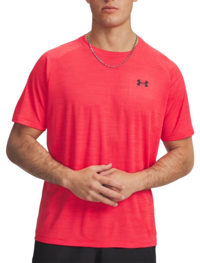 T-shirt Under Armour Under Armour UA Tech Textured Short Sleeve T-Shirt Rød | 1382796-714