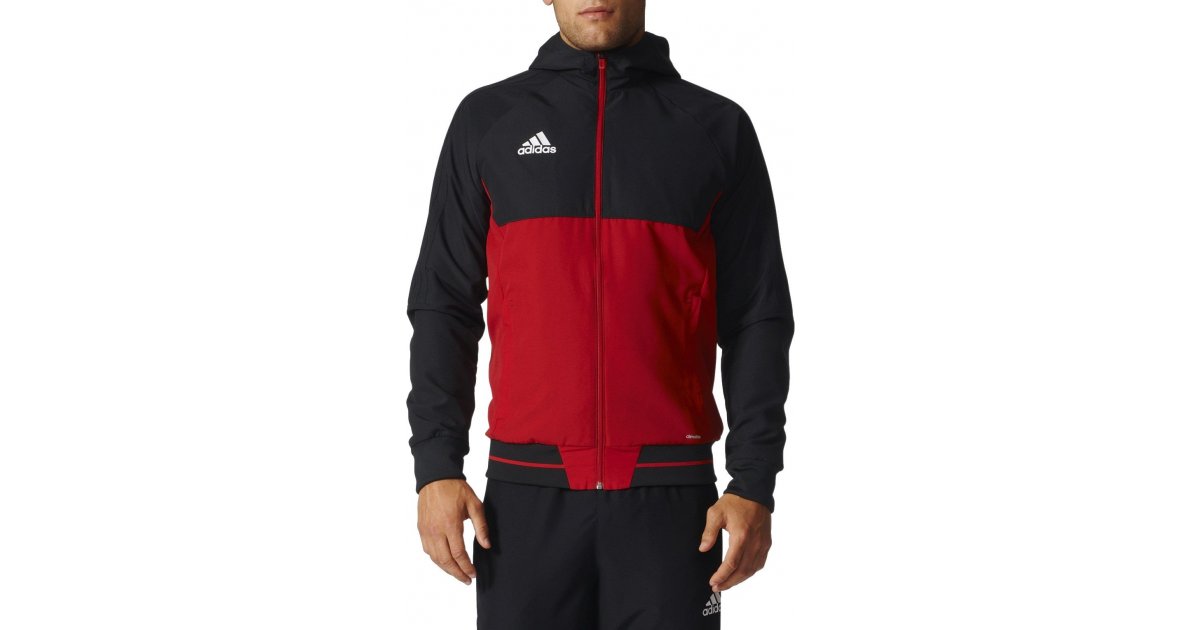 Jakke adidas Performance Jacket Tiro17 Presentation Rød | bq2771, 1
