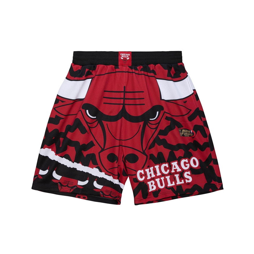Shorts Mitchell & Ness NBA Chicago Bulls Jumbotron 2.0 Sublimated Shorts Rød | PSHR1220-CBUYYPPPBKRD, 0
