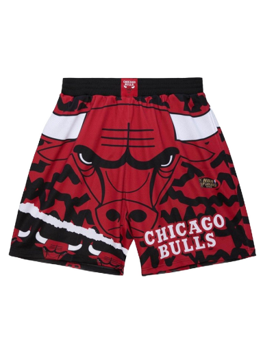 Shorts Mitchell & Ness NBA Chicago Bulls Jumbotron 2.0 Sublimated Shorts Rød | PSHR1220-CBUYYPPPBKRD