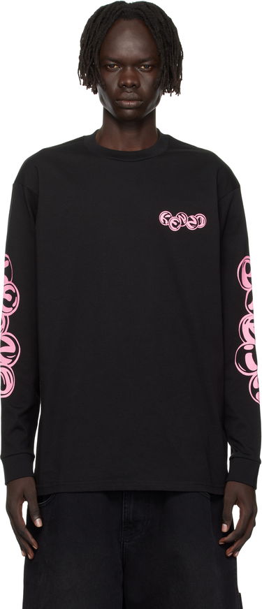 T-shirt KENZO Kenzo Paris 'KENZO Pachinko' Relax Fit Long Sleeve Tee Sort | FF65TL3524SG, 0