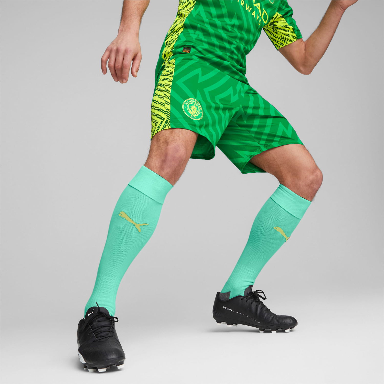 Shorts Puma Manchester City Goalkeeper Shorts Grøn | 770473_97, 0