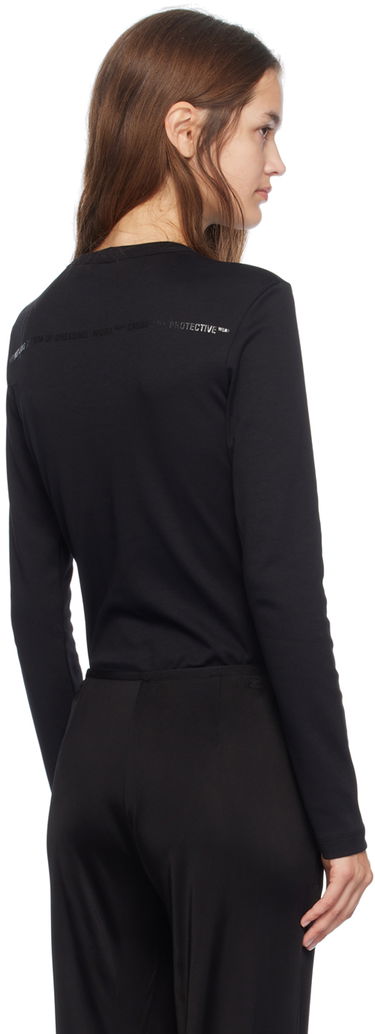 T-shirt Helmut Lang Slim Long Sleeve T-Shirt Sort | O06HW507, 2