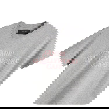 Crop top AMIRI Amiri Hollywood Cafe Baby T-Shirt Grå | AWJYTE1052, 1