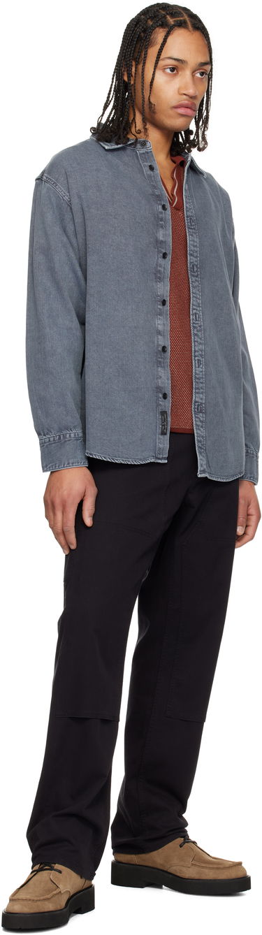 Skjorte rag & bone Rag & Bone Matthew Denim Shirt Grå | MED24H1438UFAI, 3