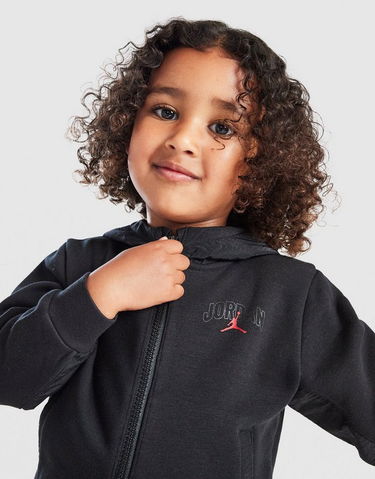 Træningsdragt Jordan Jordan Full-Zip Hoodie and Joggers Set Sort | 65F250-023, 2