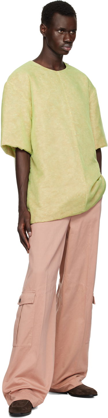 T-shirt Dries Van Noten Dries Van Noten Organza T-Shirt Grøn | 251-020737-1501, 3