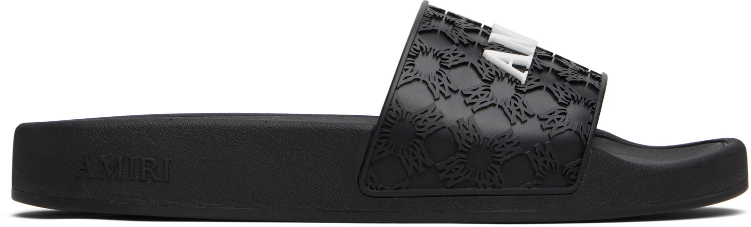 Tilbehør AMIRI AMIRI MA Quad Pool Slides Sort | AWFOSL1002, 0